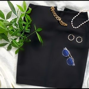 J Crew- Black Pencil Skirt